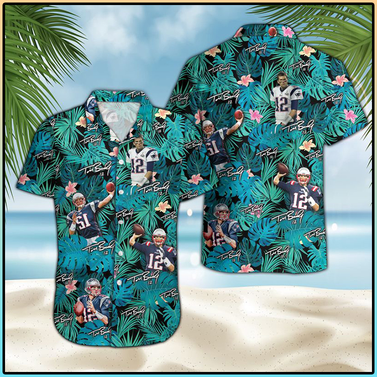 Tom Brady New England Patriots Hawaiian Shirt2