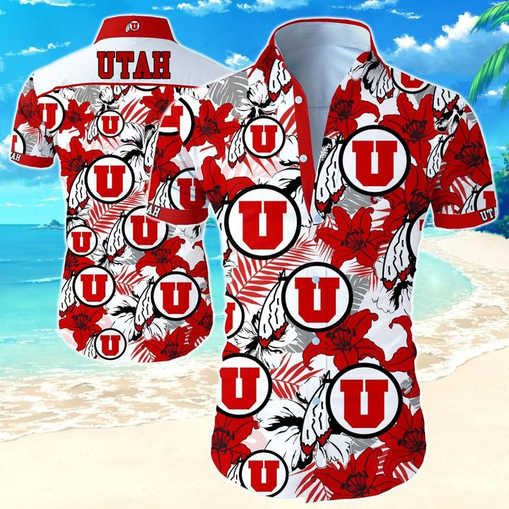 Utah Utes NCAA Hawaiian Shirt – Hothot 180621