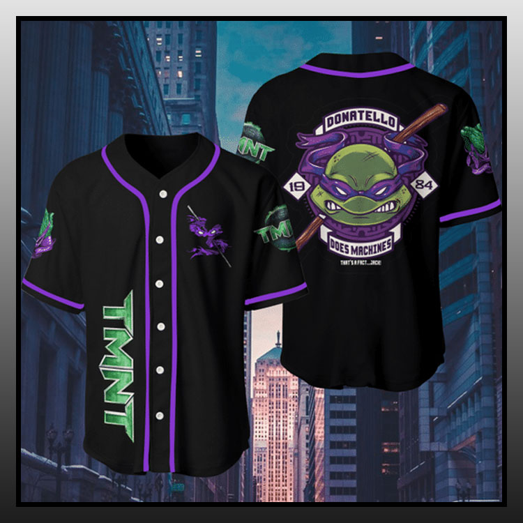 Violet Teenage Mutant Ninja Turtles jersey baseball shirt1