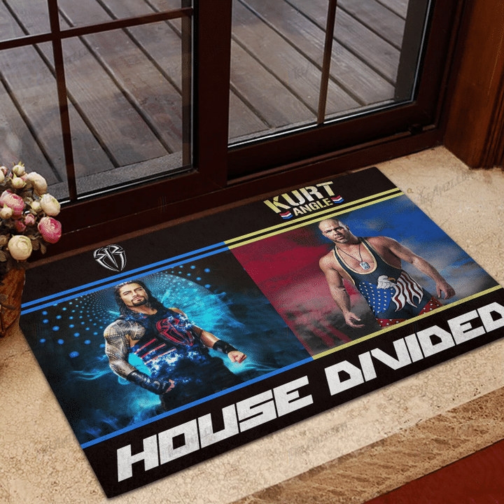 WWE Wrestlers House Divided Custom Doormat