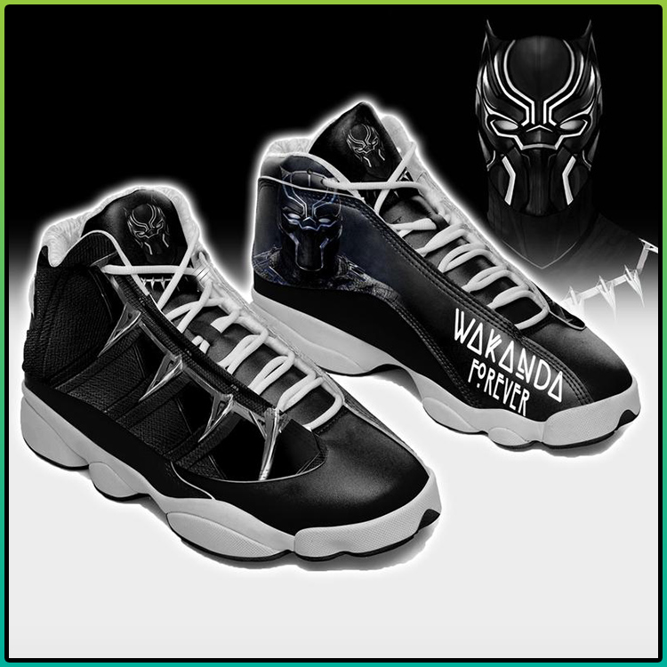Wakanda Forever Black Panther Air Jordan 13 sneaker1 1