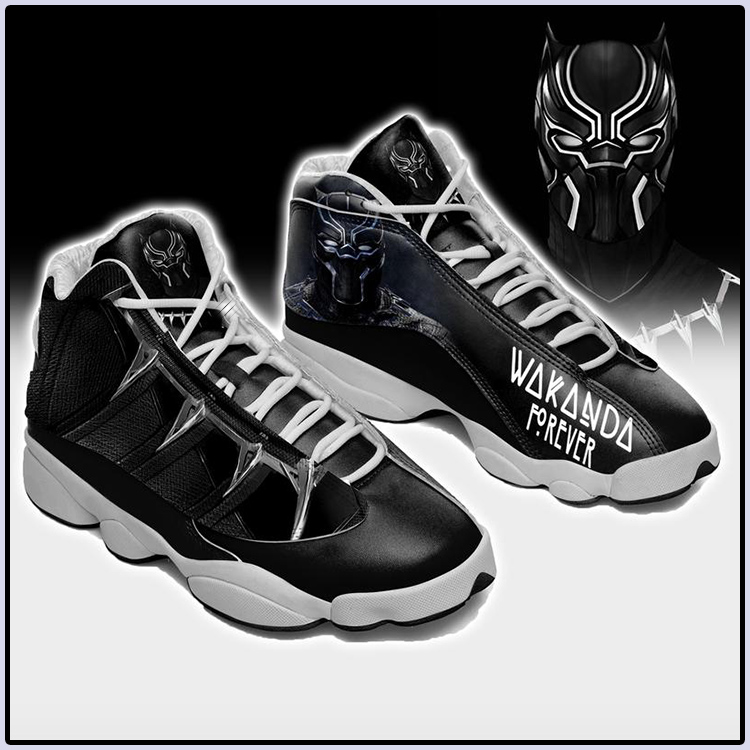 Wakanda Forever Black Panther Air Jordan 13 sneaker2 1