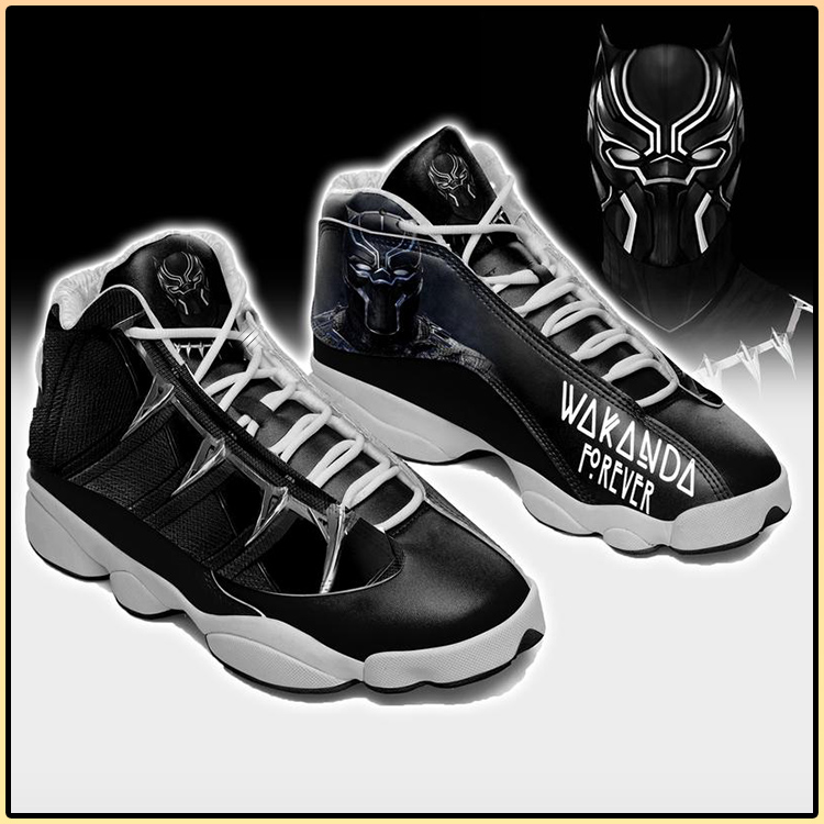 Wakanda Forever Black Panther Air Jordan 13 sneaker4 1