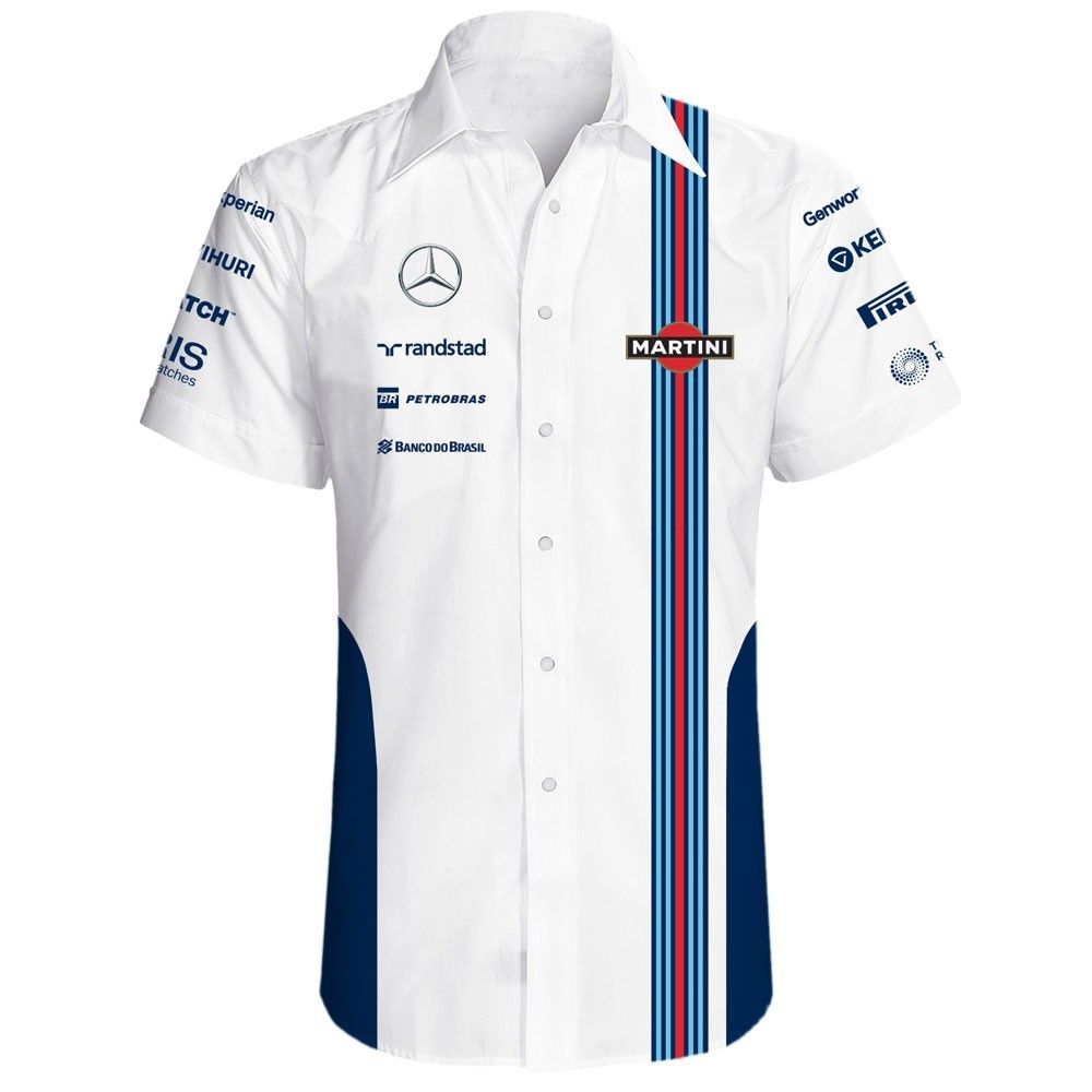 Williams Martini Formula racing f1 hawaiian shirt – Hothot 190621