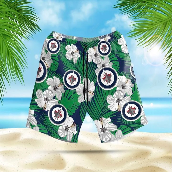 Winnipeg Jets Hawaiian Shirt Beach Shortsz