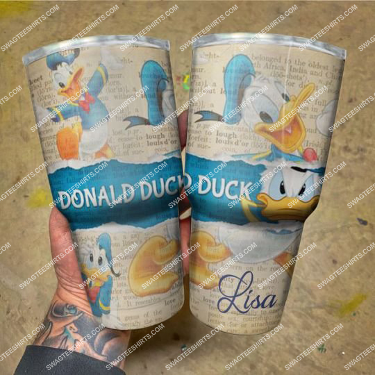 [special edition] custom name the walt disney donald duck stainless steel tumbler – maria