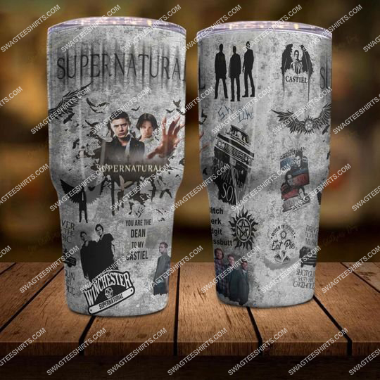 [special edition] custom name tv show supernatural winchester steel tumbler – maria