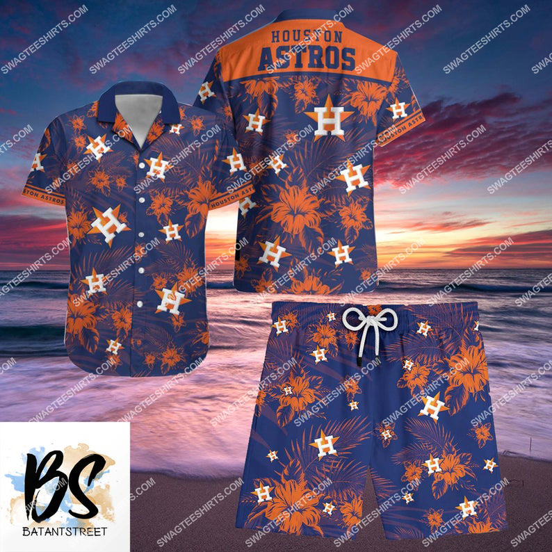 houston astros major league baseball full printing hawaiian shirt 1