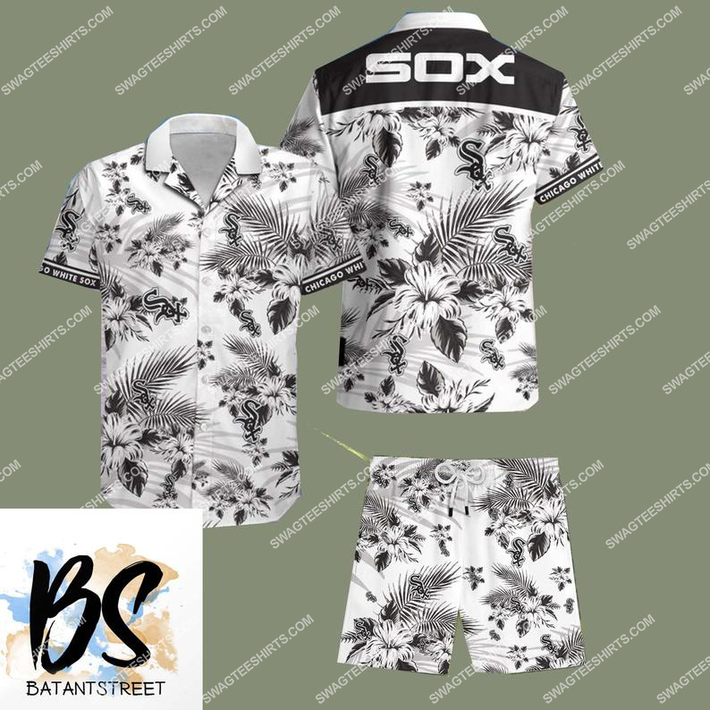 mlb chicago white sox full printing hawaiian shirt 1