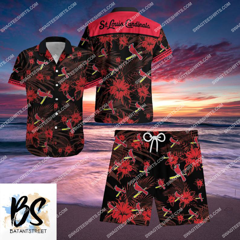 mlb st louis cardinals full printing hawaiian shirt 1