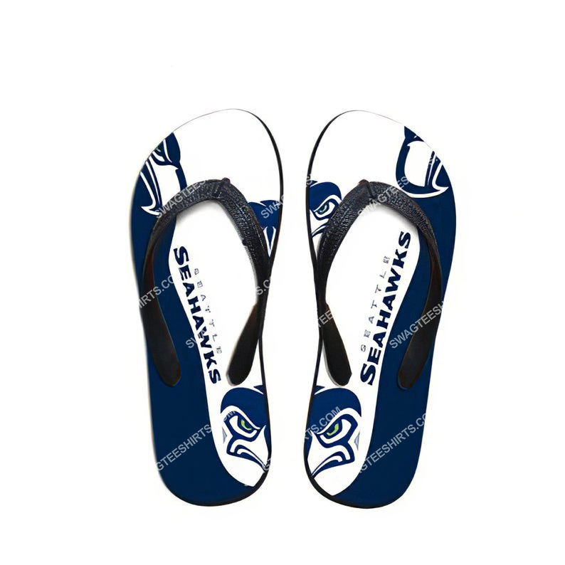 [special edition] national football league seattle seahawks full printing flip flops – maria