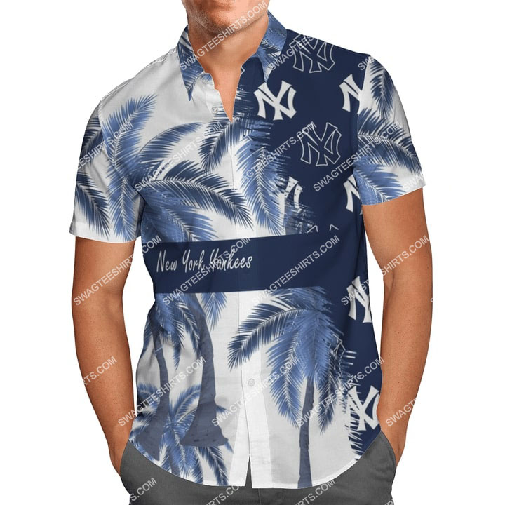 new york yankees team full printing summer hawaiian shirt 21