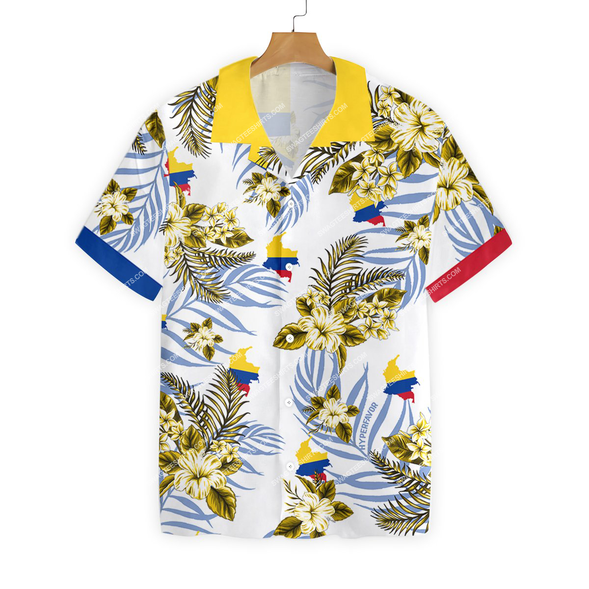 tropical colombia proud full printing hawaiian shirt 21