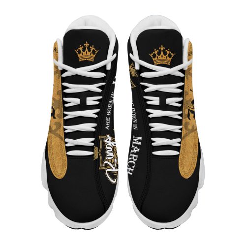 11 King Are Born In March Custom Name Jordan 13 Sneaker Shoes 3
