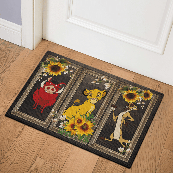 Lion King Sunflower Door Mat  – BBS