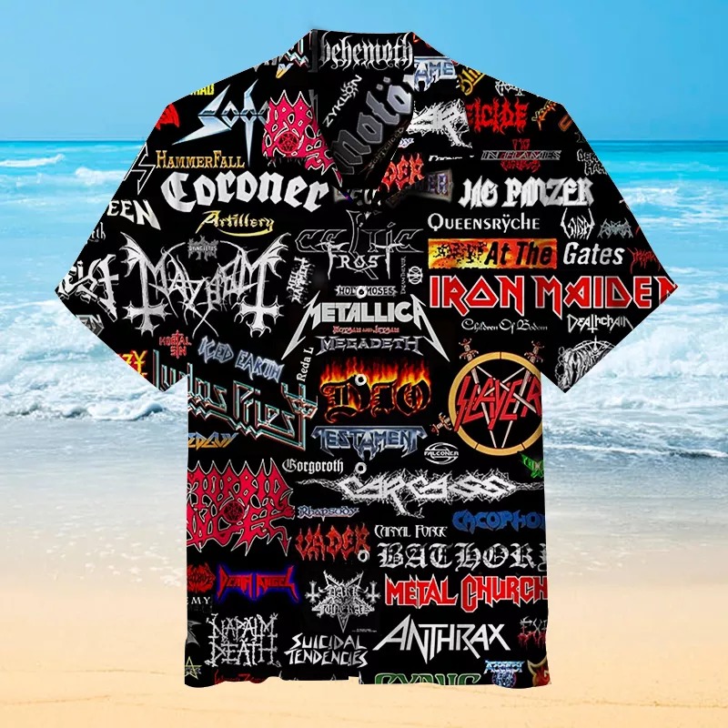 20th Century Classic Rock Band Name Hawaiian Shirt  – Hothot 310721