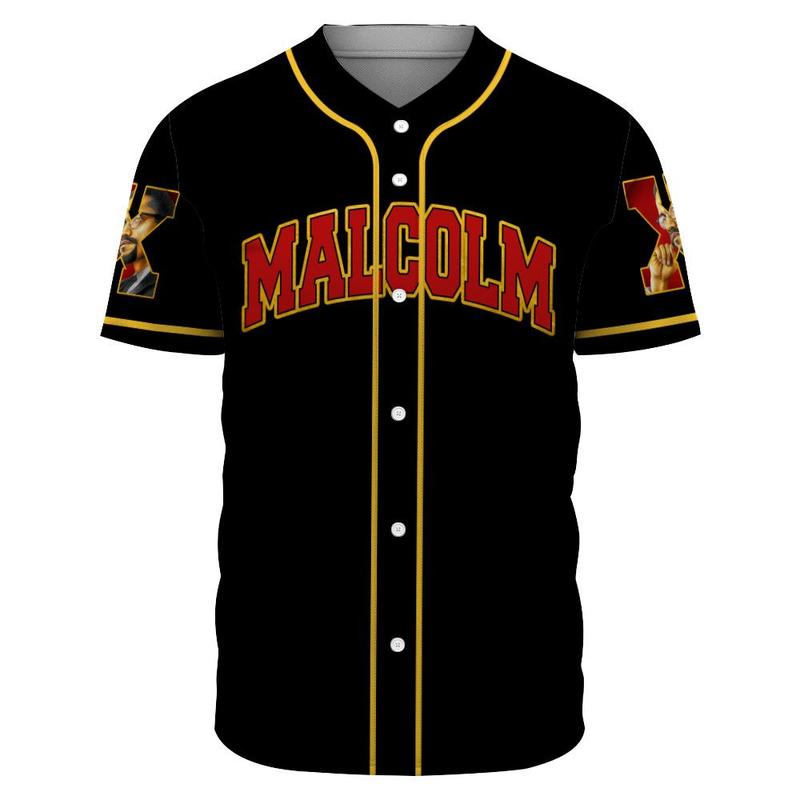 21 Malcolm X baseball jersey shirt 1