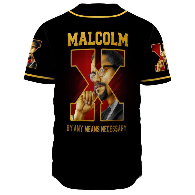 21 Malcolm X baseball jersey shirt 2