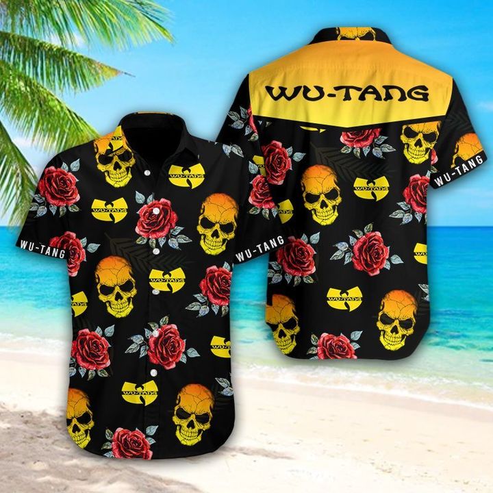24 Wu tang clan Skull Hawaiian Shirt 1