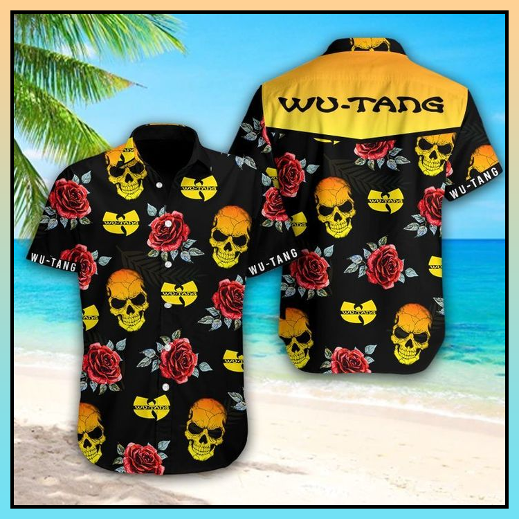 24 Wu tang clan Skull Hawaiian Shirt 1
