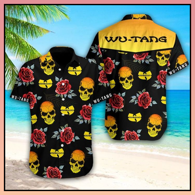 24 Wu tang clan Skull Hawaiian Shirt 2