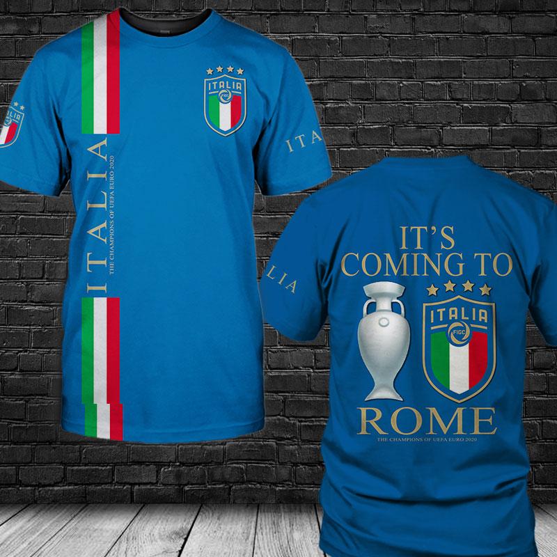 25 Italia its coming to Rome We are Champions 3d Hoodie shirt 3 1