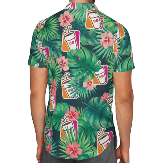 26 Jason Voorhees and Michael myers Dunkin Donut hawaiian shirt 3
