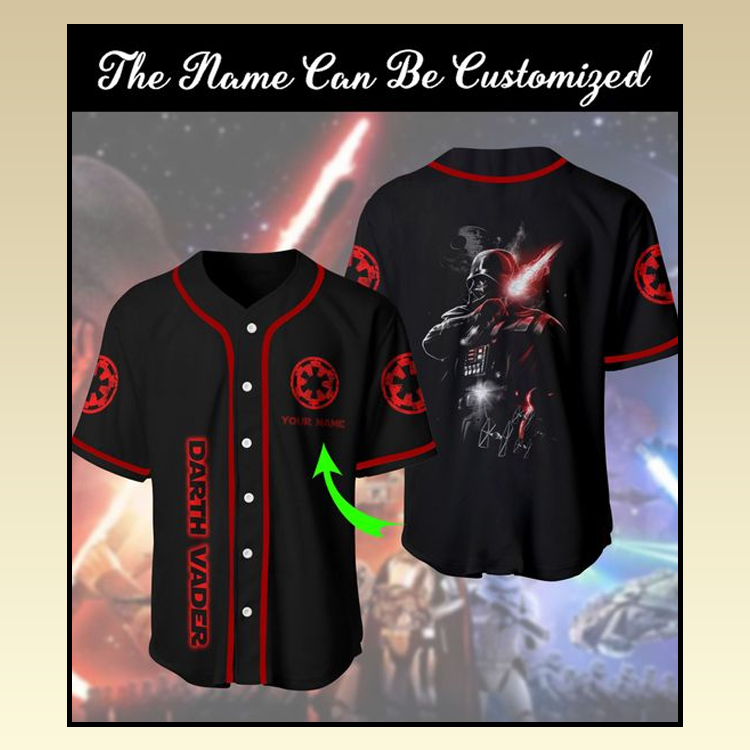 3 Darth Vader Baseball Jersey custom name 1