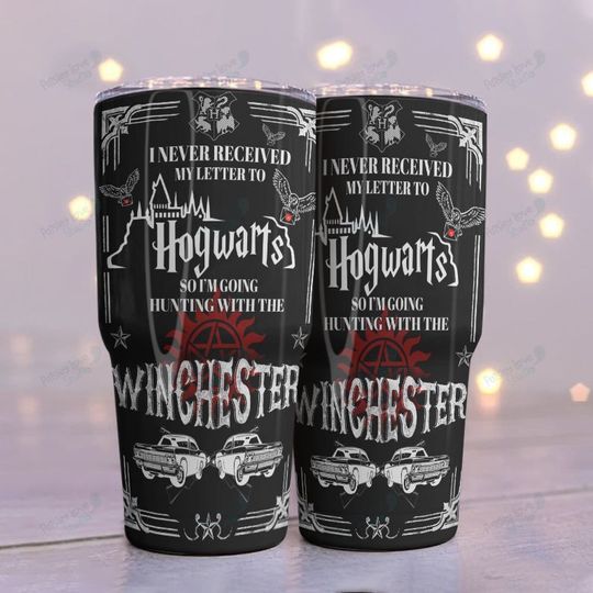 30-The Boy Wizard I Never Received My Letter To Hogwarts So Im Going Hunting With The Winchester Tumbler (2)