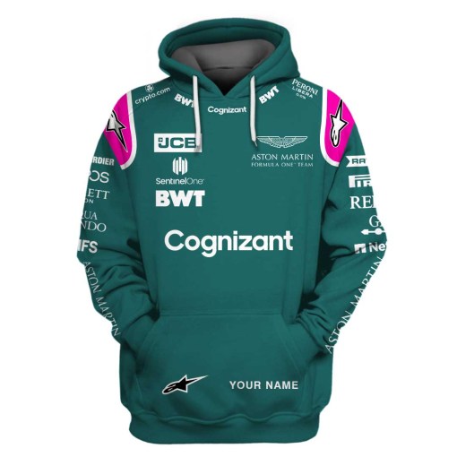 Cognizant BWT Custom Name 3d all over print hoodie  – BBS