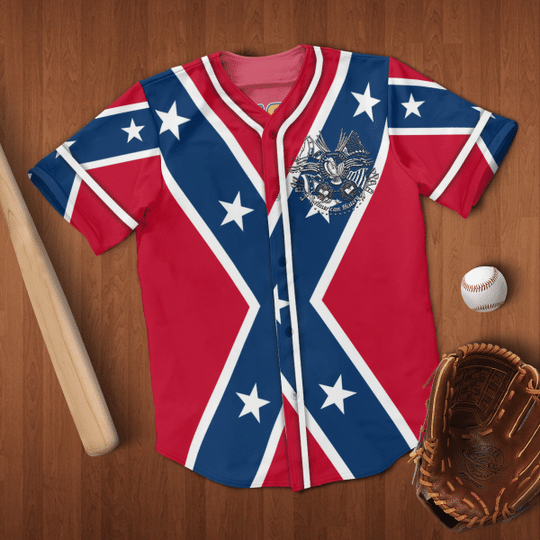 5 American By Birth Southern By The Grace Of God Baseball Jersey Shirt 4