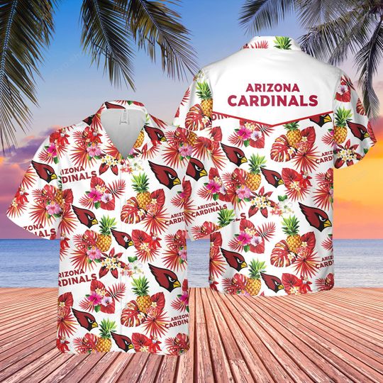 6 Arizona Cardinals Hawaiian Shirt And Short 1
