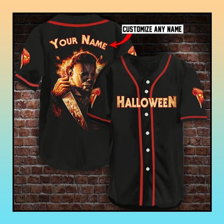 6 Michael Myers Halloween Custom personalized Name Baseball Jersey 1