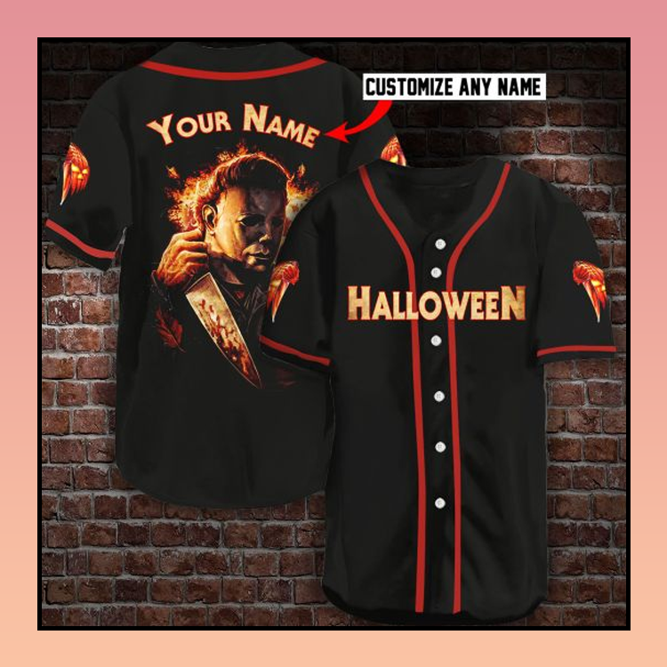 6 Michael Myers Halloween Custom personalized Name Baseball Jersey 2