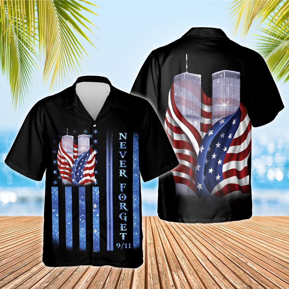 9 11 never forget memorial hawaiian shirt – Dnstyles 260721