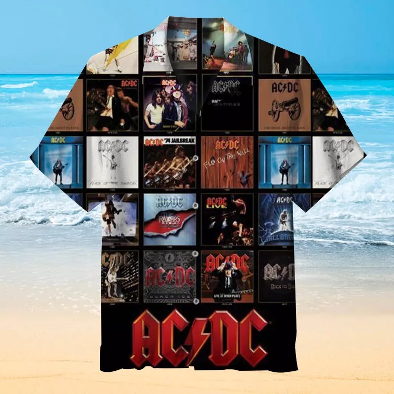 AC DC Metal Rock Representative Album Hawaiian Shirt