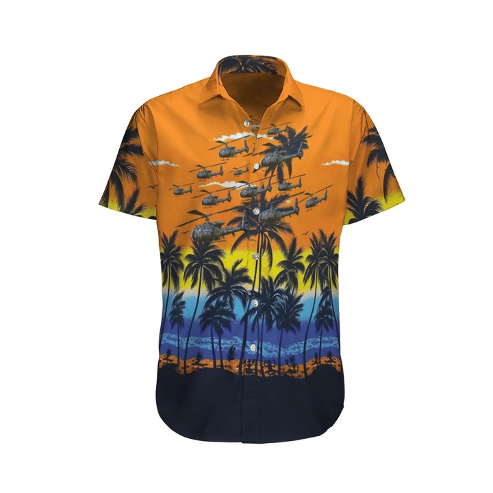 Aérospatiale Gazelle French Army Hawaiian Shirt And Shorts – BBS