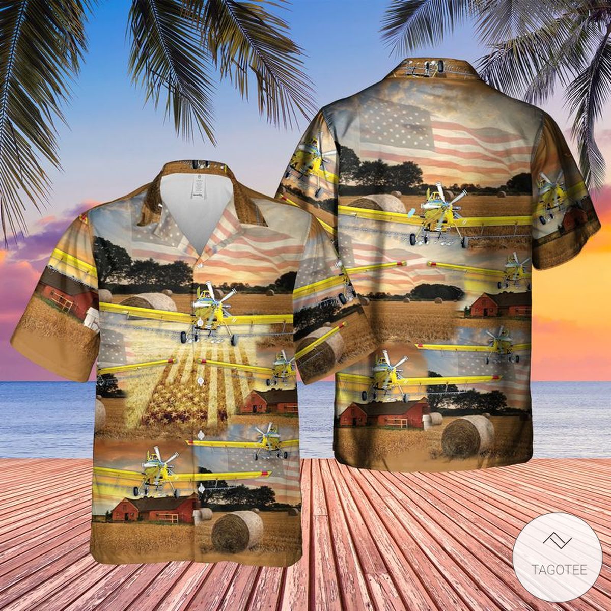 Agricultural Aircraft Hawaiian Shirt – TAGOTEE