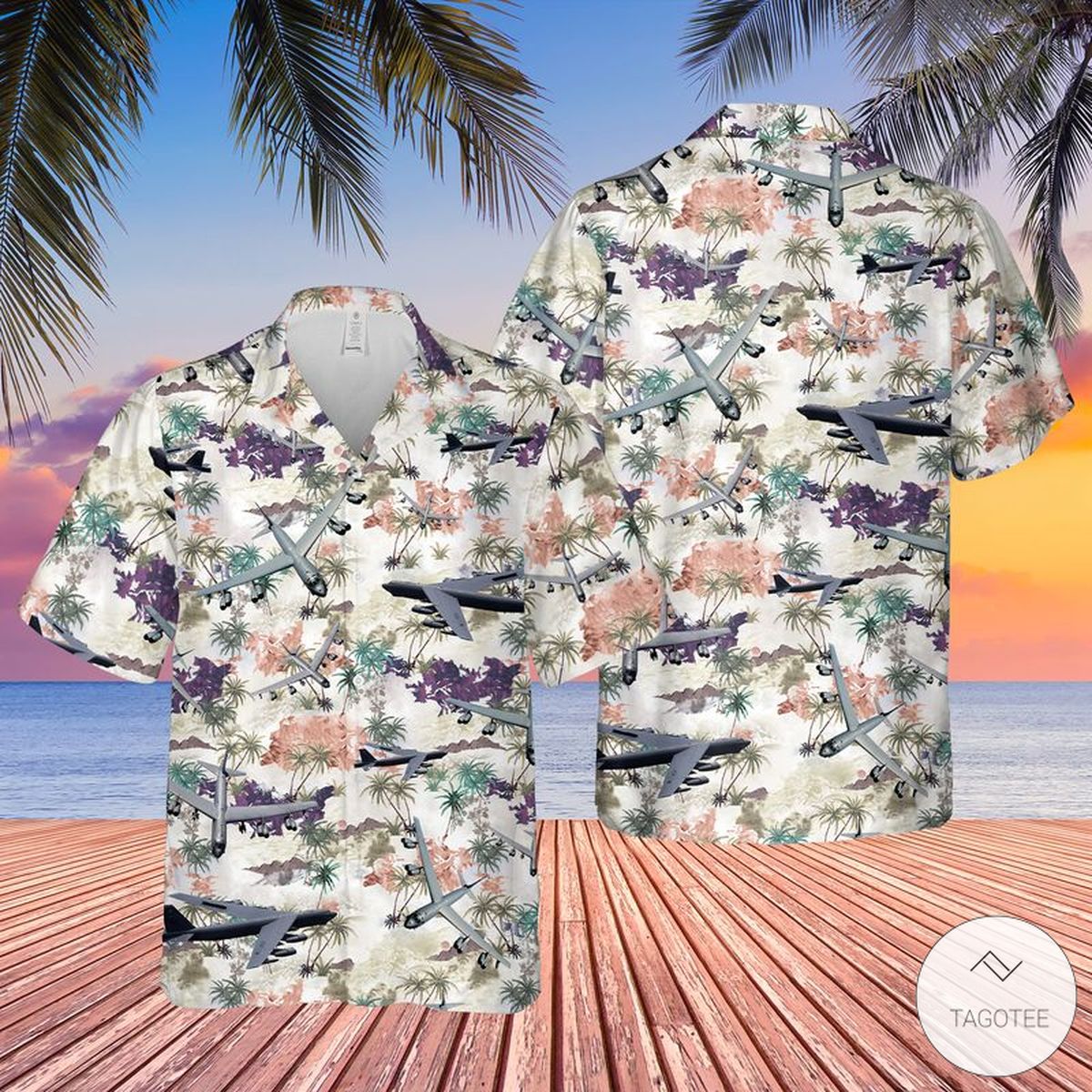 Air Force Boeing B-52 Stratofortress Hawaiian Shirt, Beach Shorts – TAGOTEE