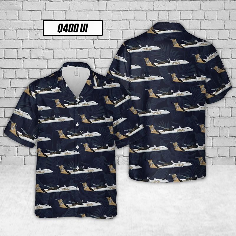Alaska Airlines Q400 UI Pattern Hawaiian Shirt – Hothot 290721
