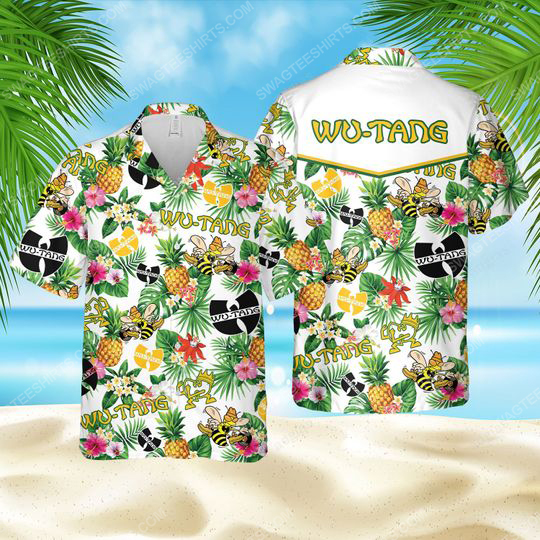 [special edition] American hip hop wu tang clan summer vacation hawaiian shirt – maria