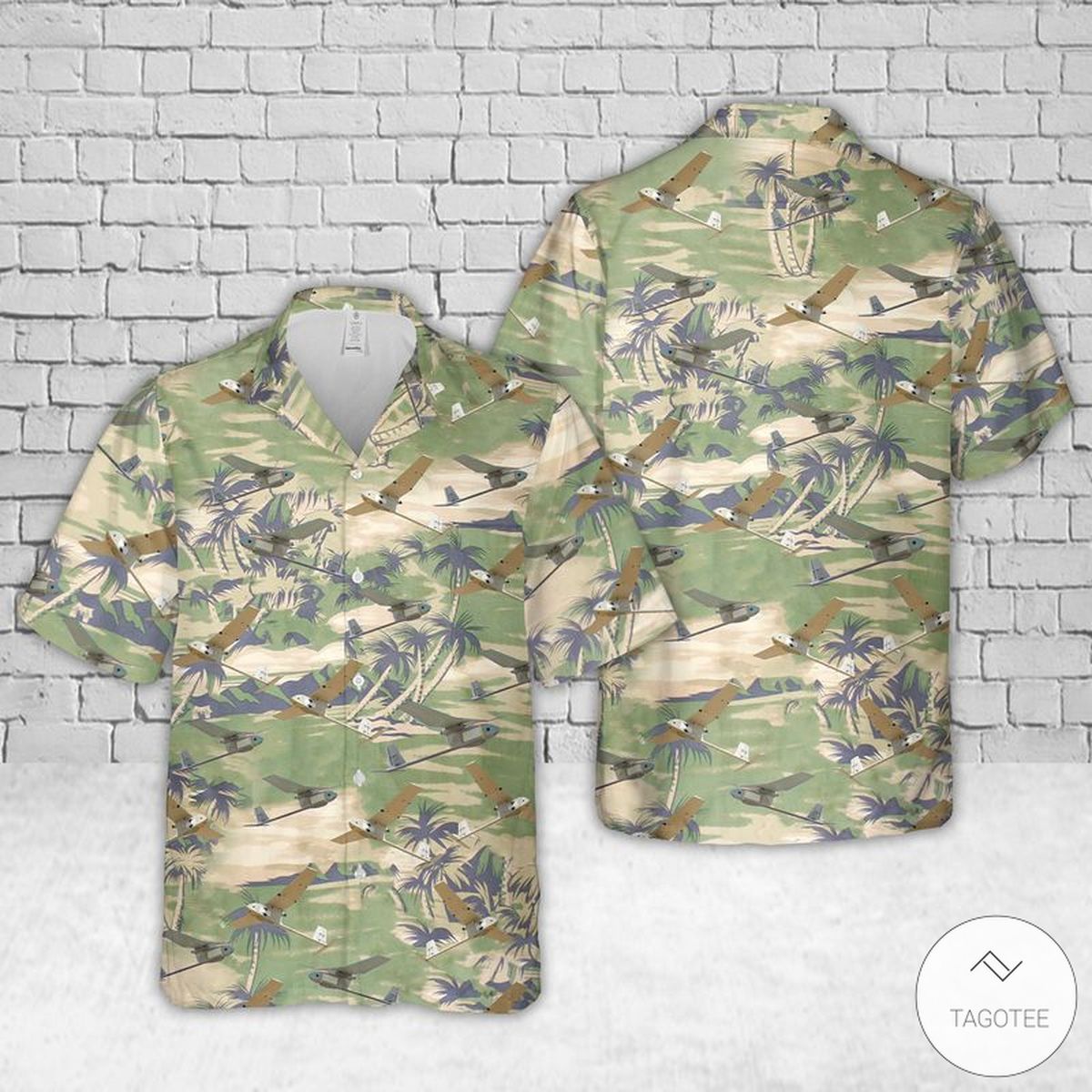 Army RQ 11B Raven Hawaiian Shirt Beach Shorts