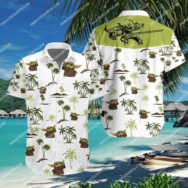 [special edition] Baby yoda star wars summer vacation hawaiian shirt – Maria