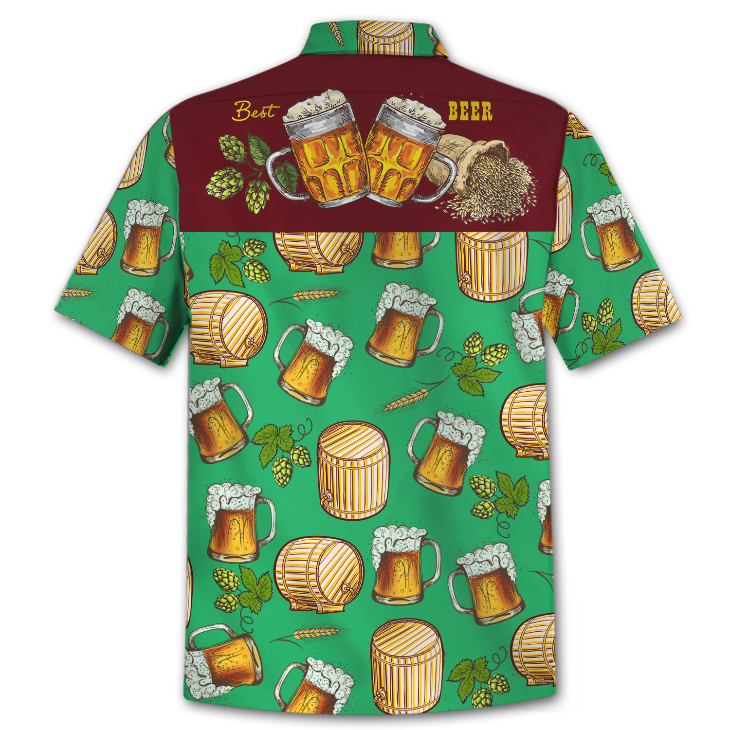 Beer Pattern Hawaiian Shirt 2