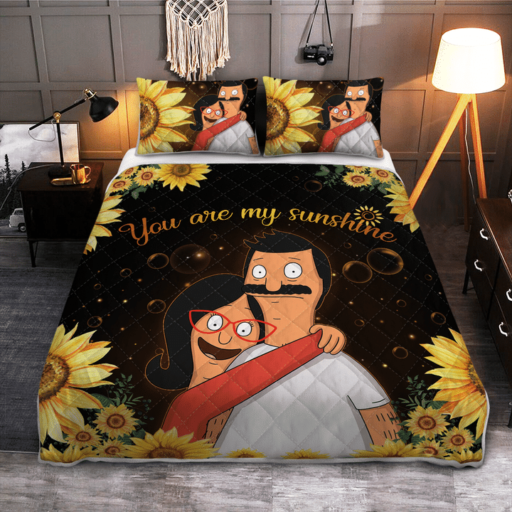 Bob’s burgers You are my sunshine Quilt bedding set -BBS