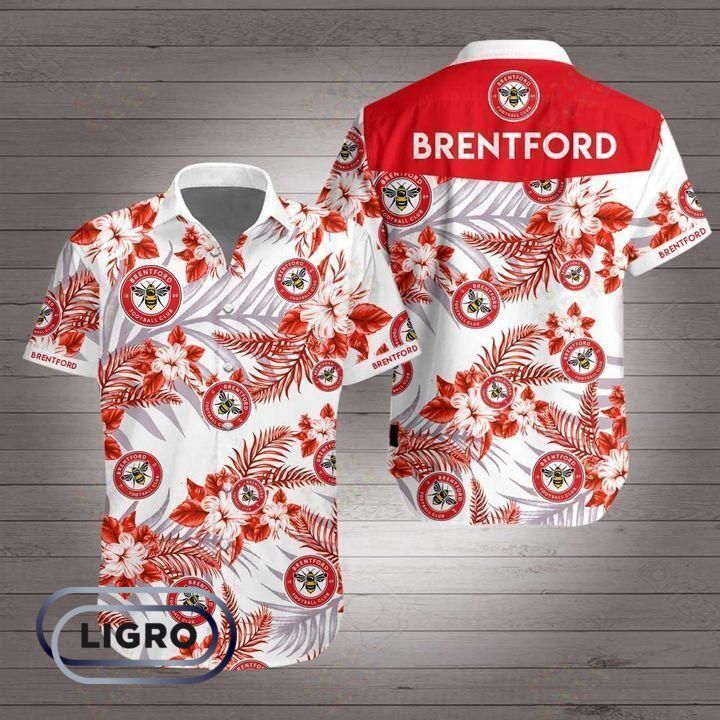 Brentford Premier League Football Hawaiian Shirt