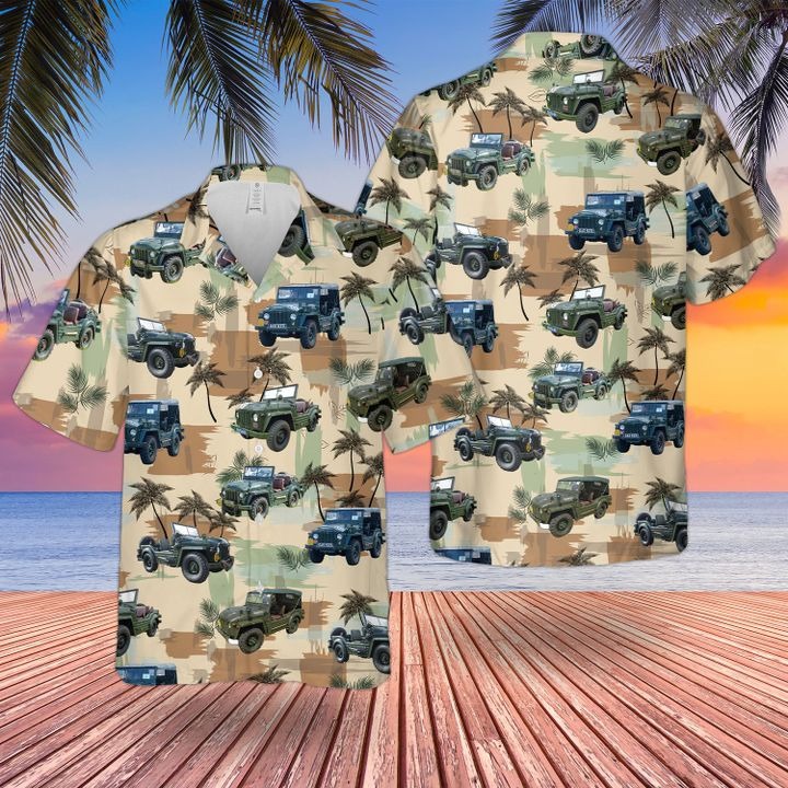 Bristish Army Army Austin Champ Hawaiian Shirt and short