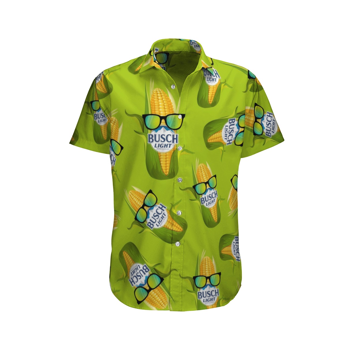 Busch Light corn hawaiian shirt