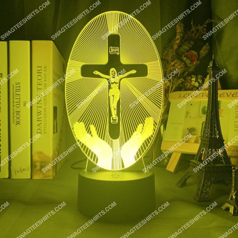 [special edition] Christian Jesus Cross 3d night light led – maria