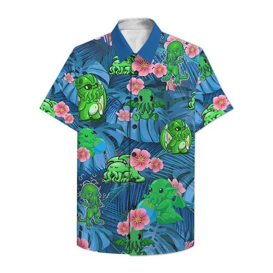 Chthulu Funny Hawaiian Shirt -BBS